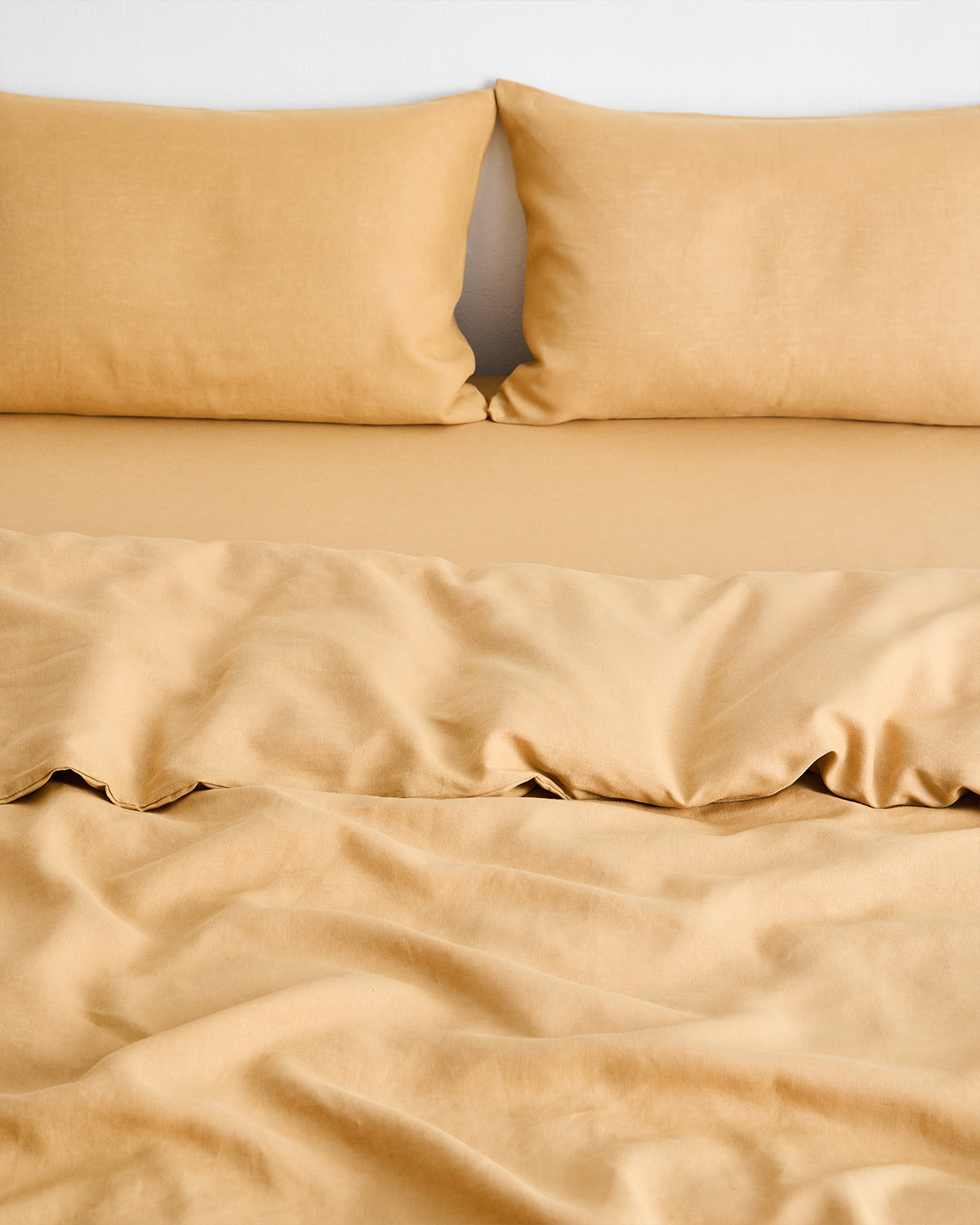 Caramel 100% French Flax Linen Pillowcases (Set of Two) - Image 2