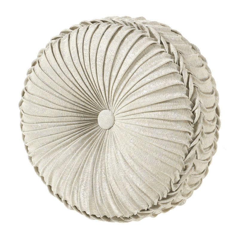 Celine Tufted Round Decorative Throw Pillow - Image 3