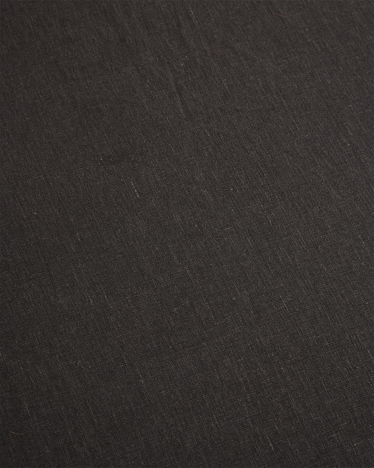 Charcoal Heavy Linen Bed Cover - Image 3