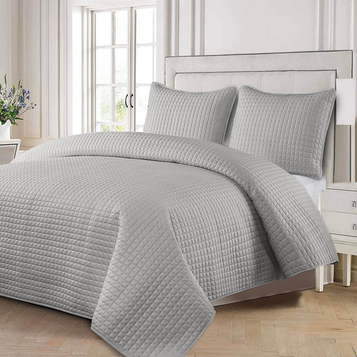 Checkered Quilts & Coverlet Set - Image 7