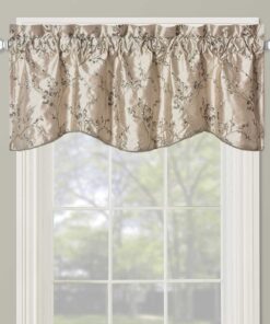 Chloe Lined Embroidered Valance 52 W X 17 L (Single)