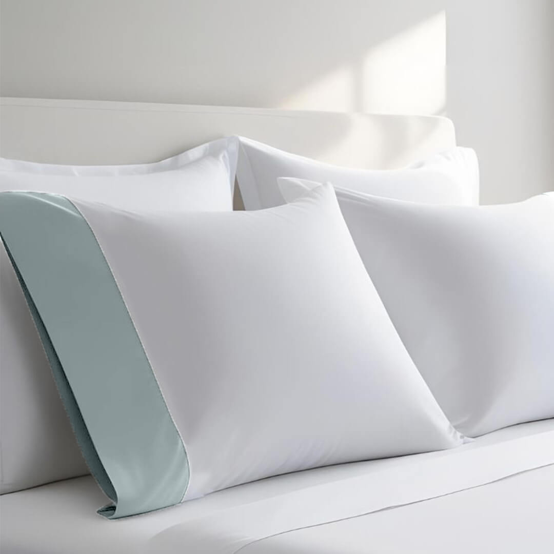 Cuff Pillowcase Set (Pair) - Luxury 608 Cotton USA - Image 15