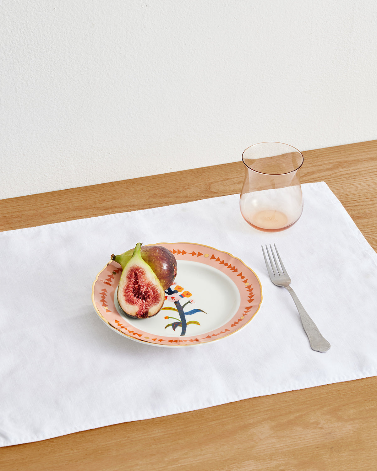 Bitossi Home Dessert Plate Botanica in Pink - Image 2