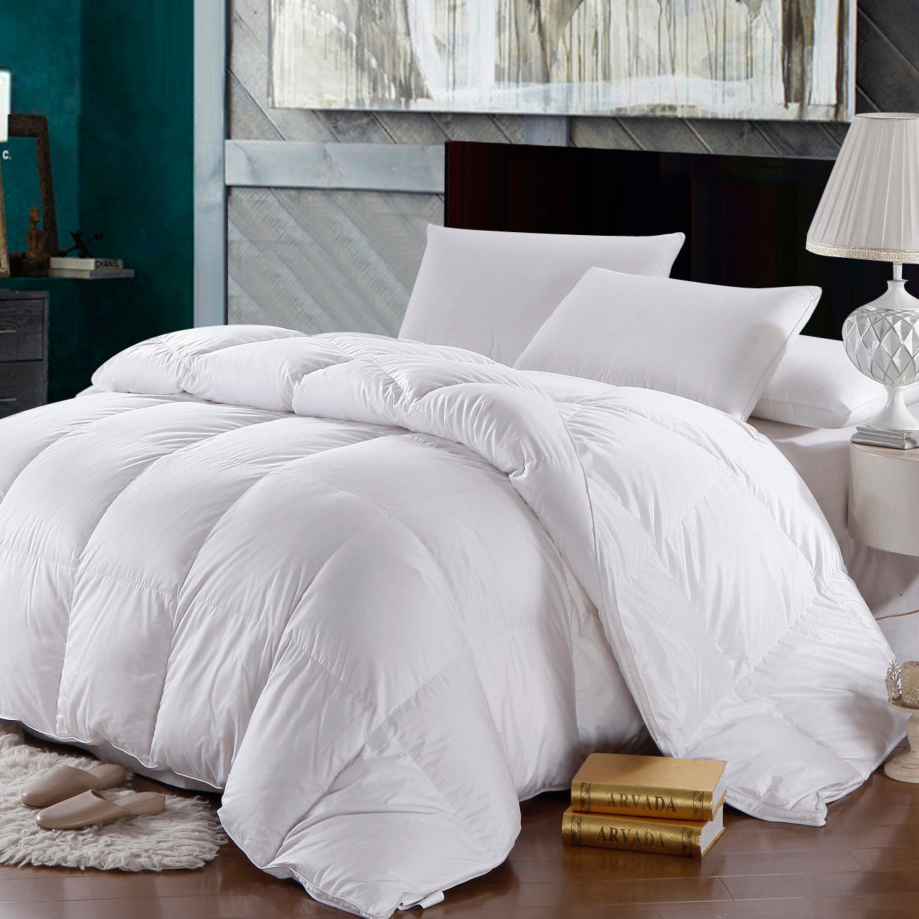 Egyptian Cotton 500 Thread Count Down Comforter - Image 6
