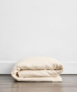 Crème 100% French Flax Linen Duvet Cover