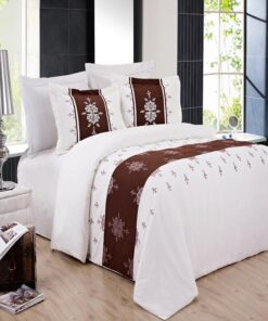 Eleanor Embroidered 3-Piece Duvet Cover Sets