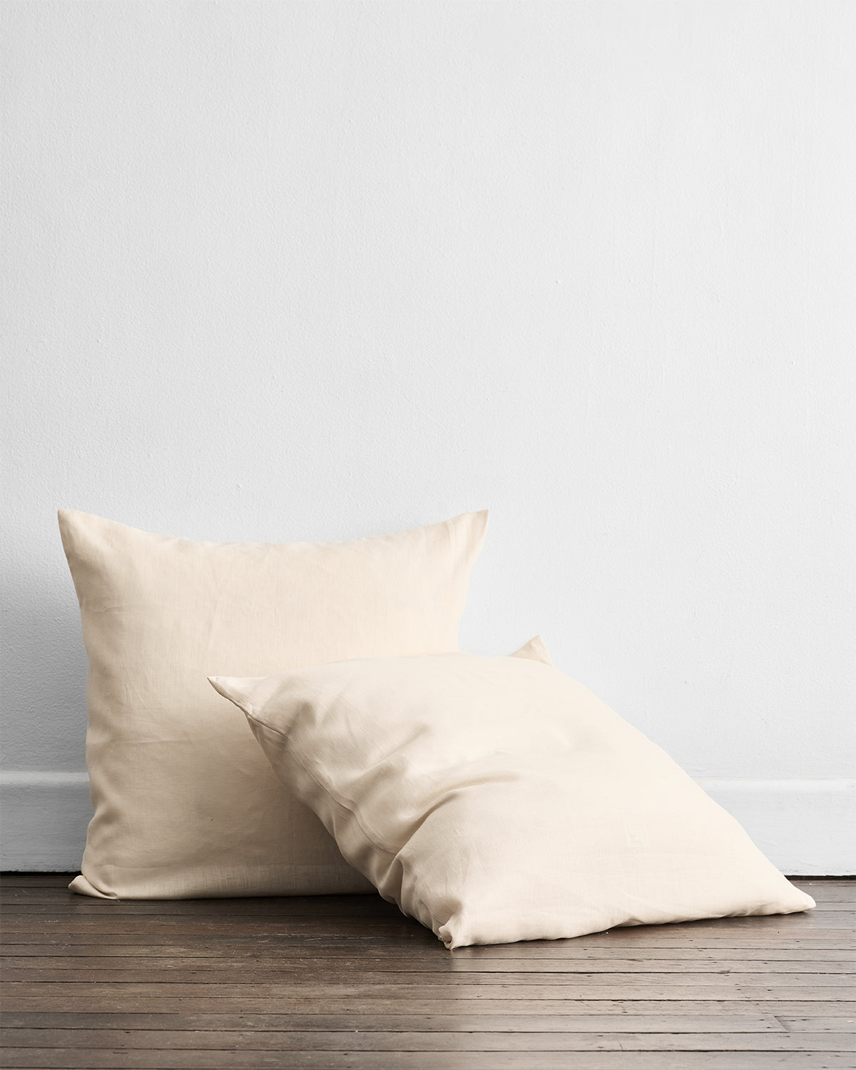 Oatmeal & Crème 100% French Flax Linen Quilt Bedding Bundle - Image 6