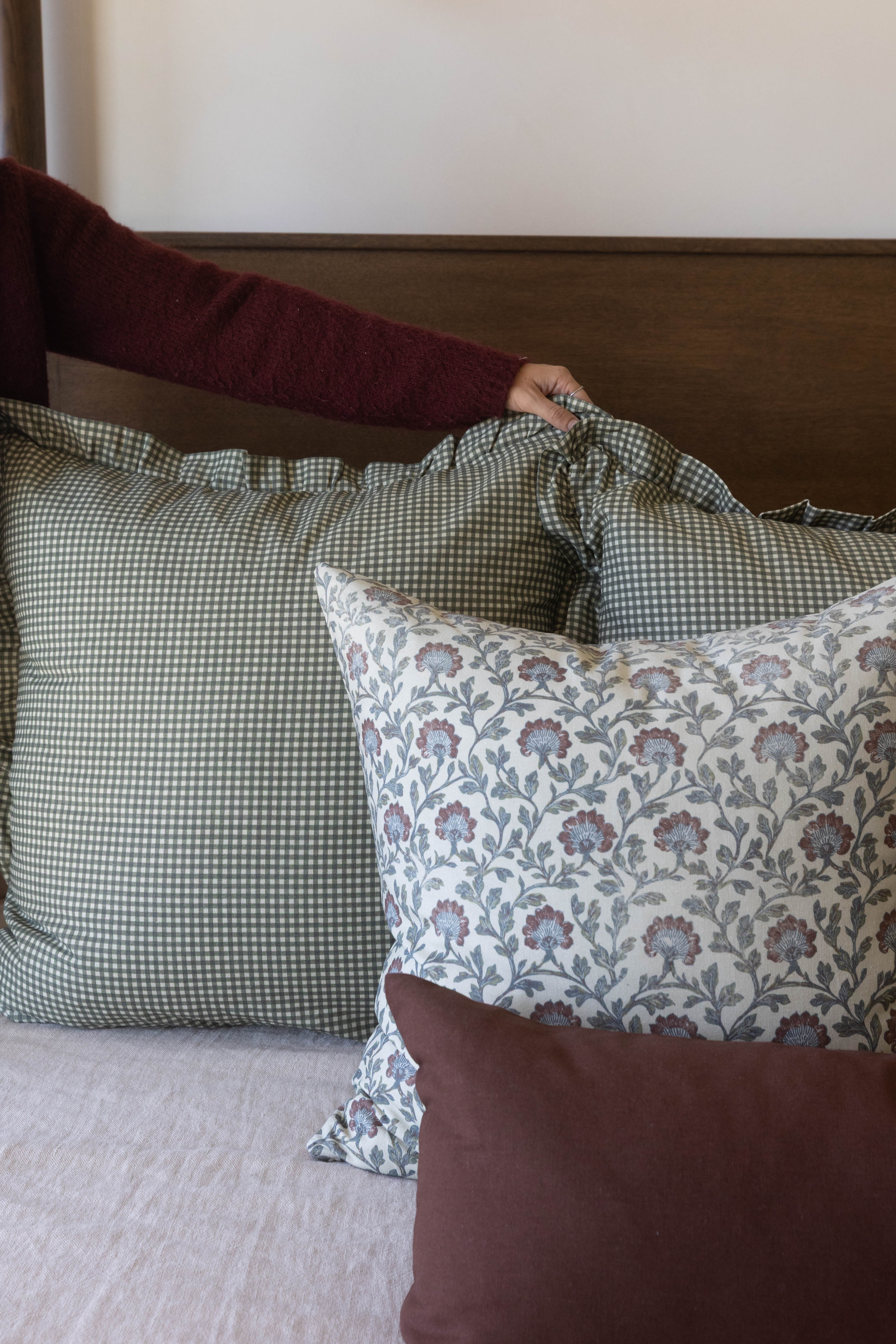 Green Mini Gingham Ruffle 18 | 22 | 26 - Image 13