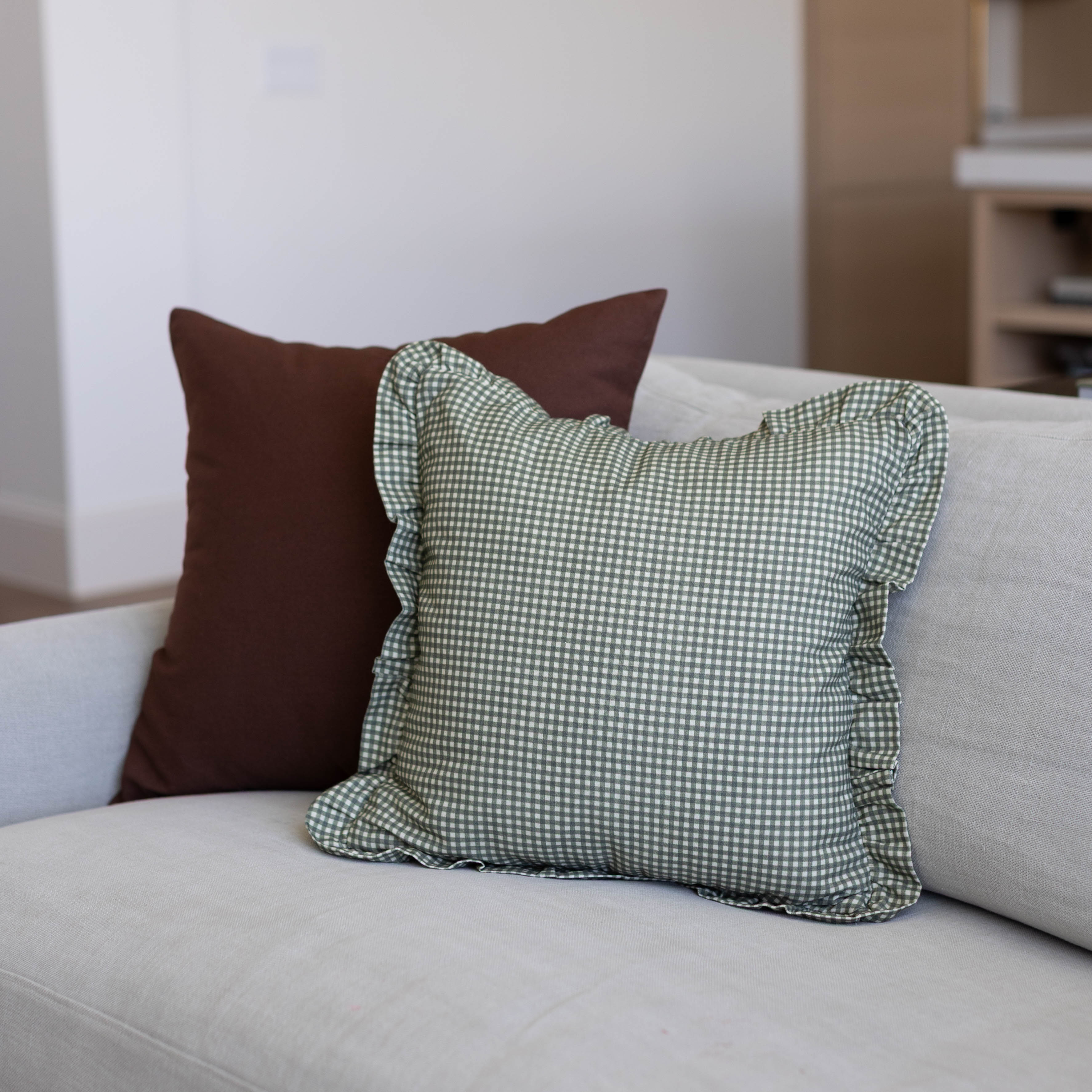 Green Mini Gingham Ruffle 18 | 22 | 26 - Image 7