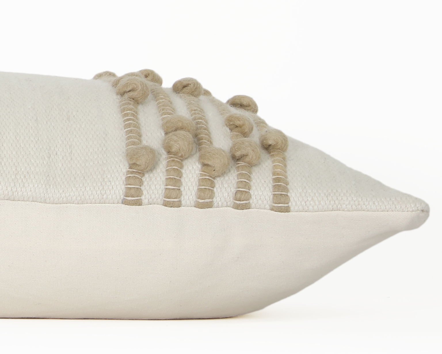 Faryll. Large Lumbar Wool Pillow - Image 3