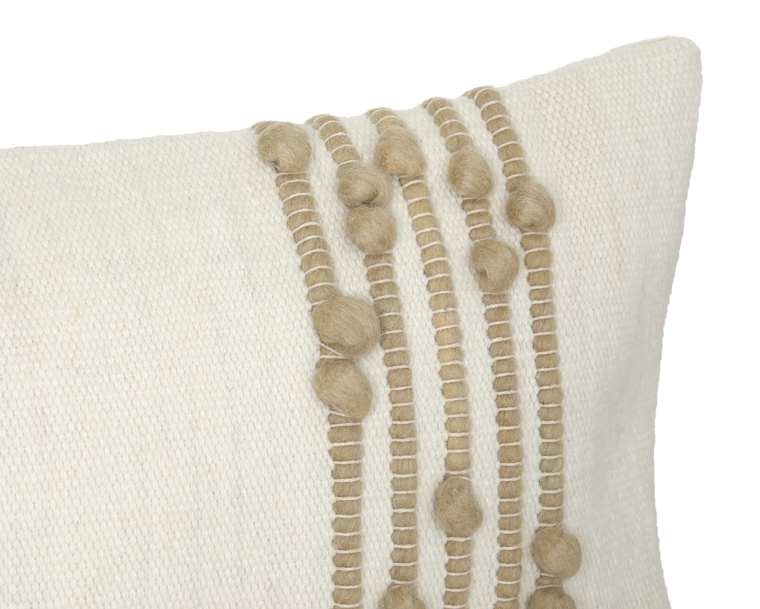 Faryll. Large Lumbar Wool Pillow - Image 2