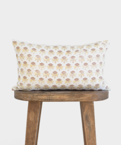 Fleur White Floral Lumbar 12x20 | 12x40