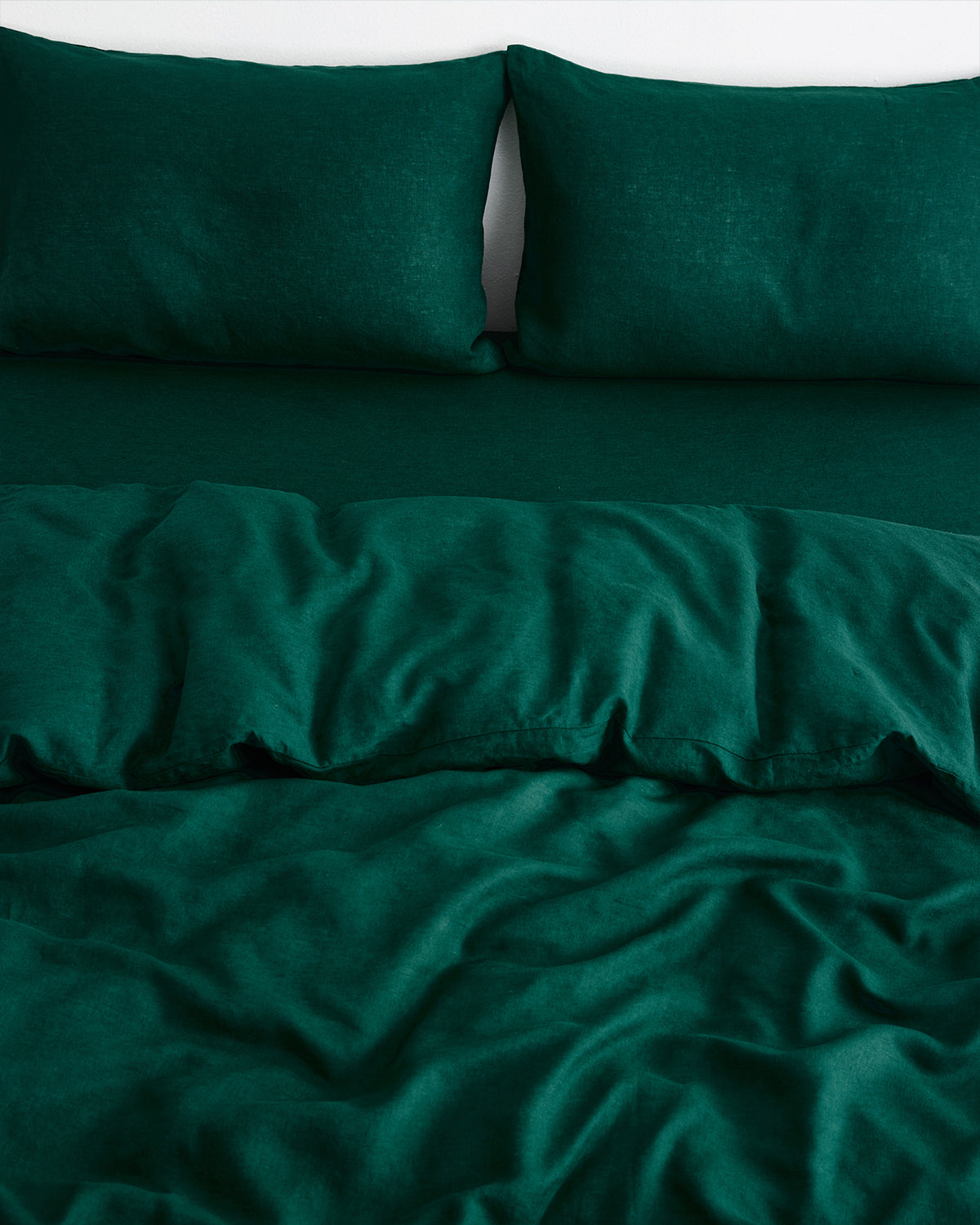 Forest 100% French Flax Linen Duvet Cover - Image 3