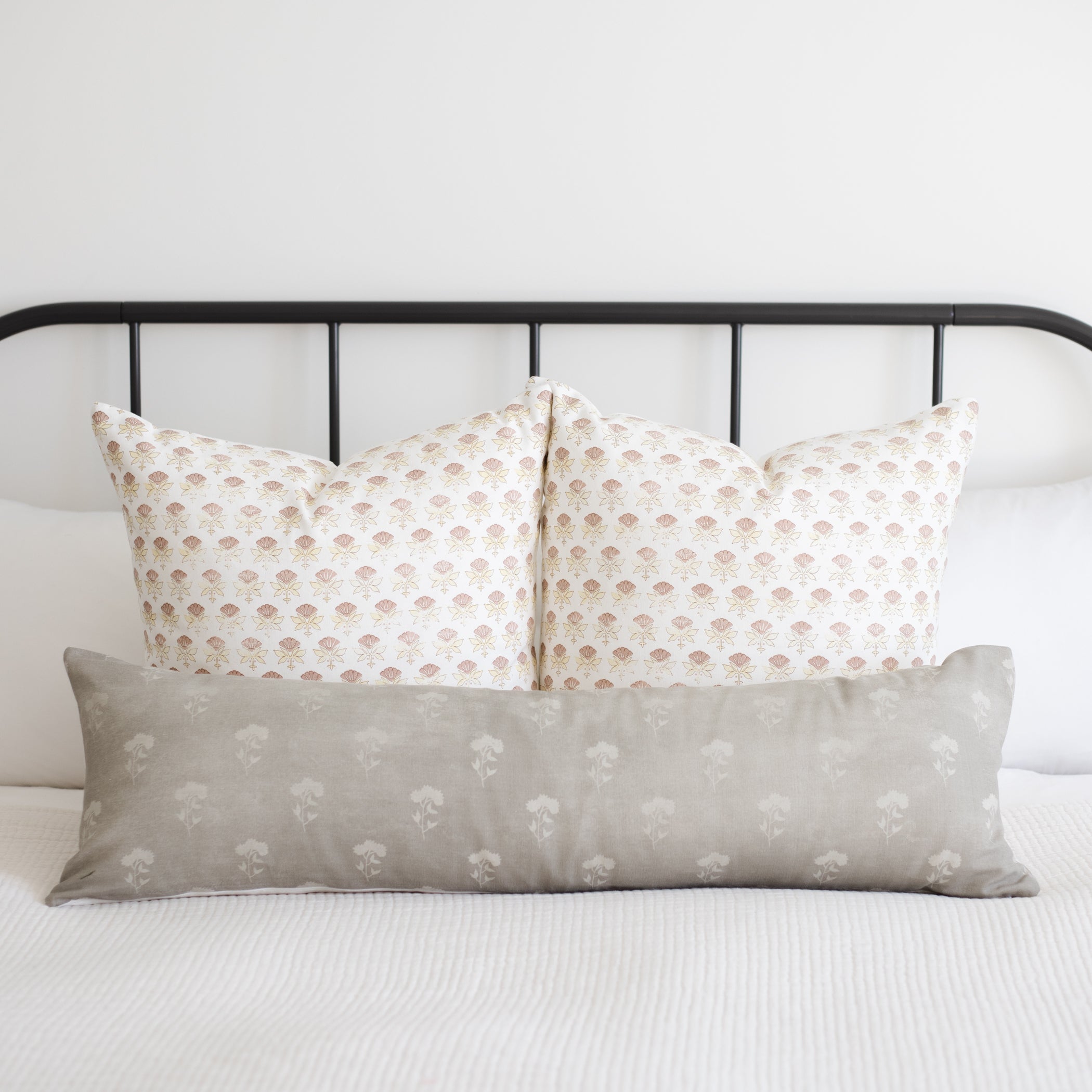 Fleur - Gray Floral Lumbar - 12x20 | 12x40 - Image 14