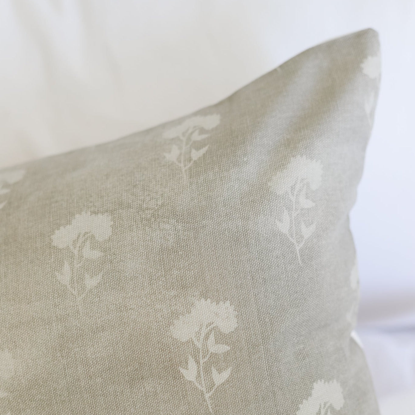 Fleur - Gray Floral Lumbar - 12x20 | 12x40 - Image 5