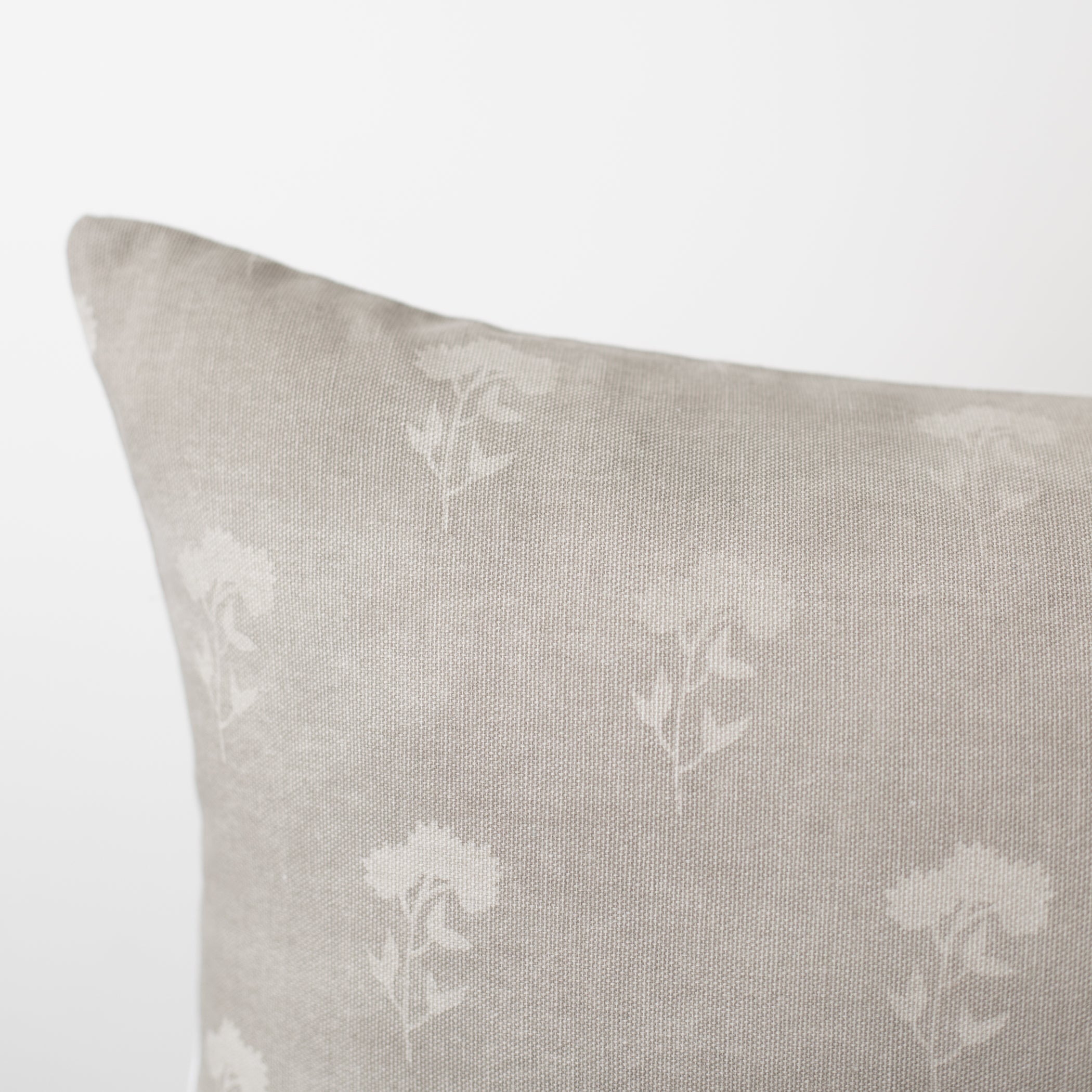 Fleur - Gray Floral Lumbar - 12x20 | 12x40 - Image 2