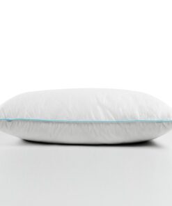 Quilted Pillow with Grey Duck Feather and Down Alternative