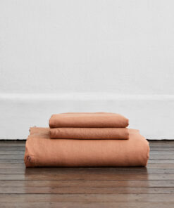 Hazelnut 100% French Flax Linen Duvet Cover Set