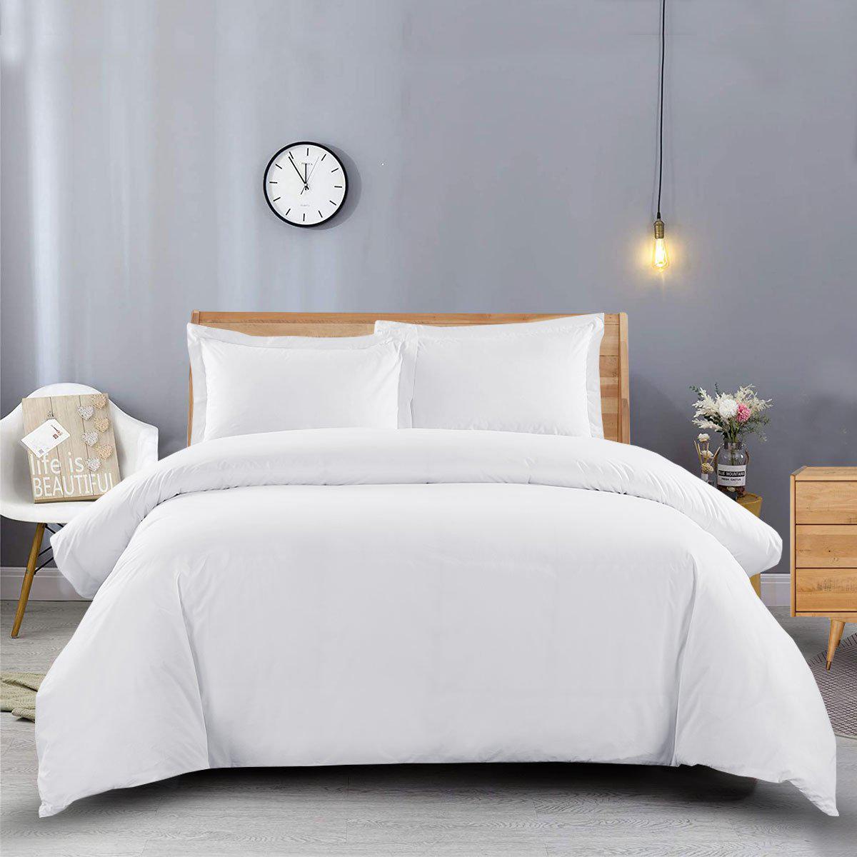 Heavyweight Flannel Duvet Covers Solid 170GSM - Image 3