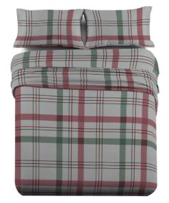 Heavyweight Printed Flannel Sheets 170GSM - Dessines Plaid