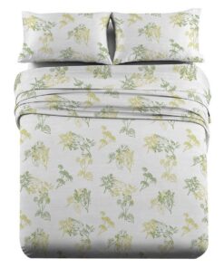 Heavyweight Printed Flannel Sheets 170GSM - Hedgerow