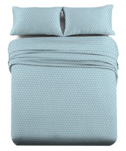 Heavyweight Printed Flannel Sheets 170GSM - Snow