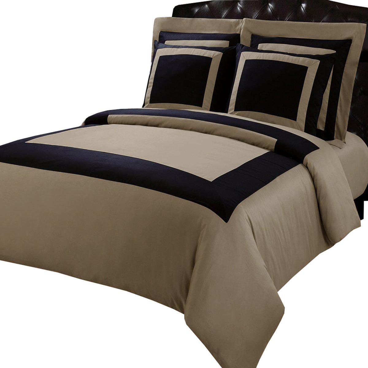 Hotel 100% Cotton 5-PC Duvet Cover Set