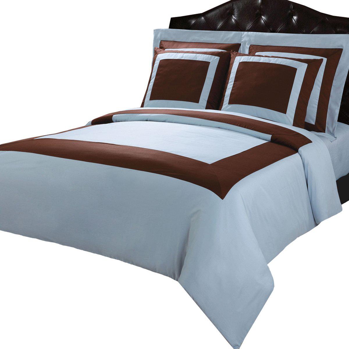 Hotel 100% Cotton 5-PC Duvet Cover Set - Image 6