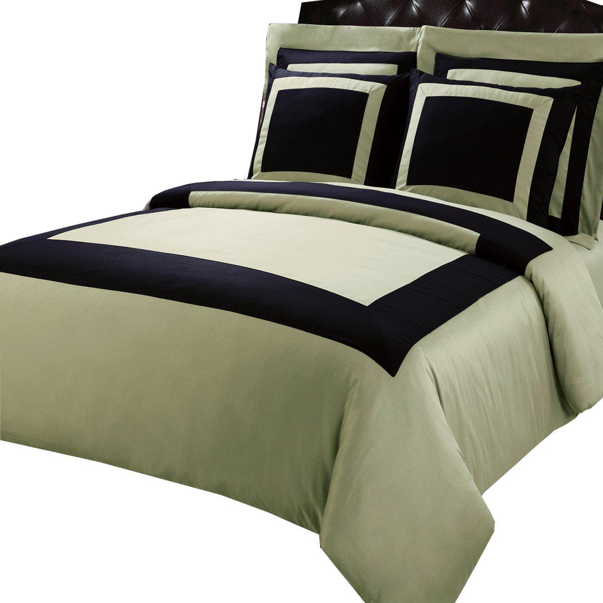 Hotel 100% Cotton 5-PC Duvet Cover Set - Image 5
