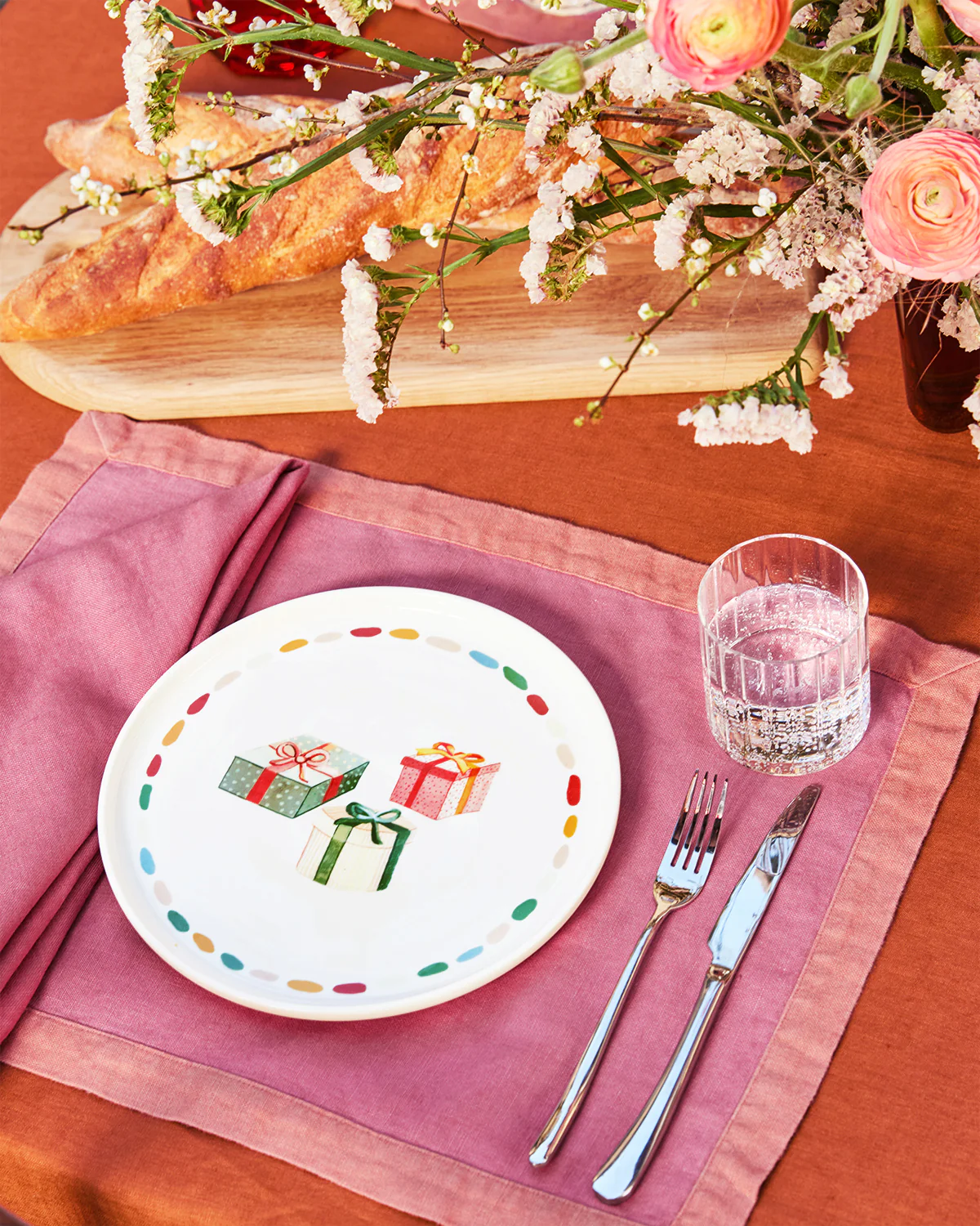 Idda Studios x Bed Threads 'Regali' Ceramic Dinner Plate - Image 3