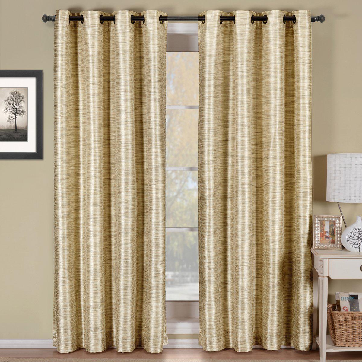 Geneva Lined Energy Saving Black-Out Grommet Curtain Panel Single - Image 2