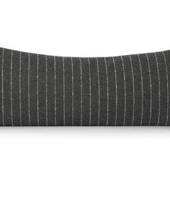 Ivy Charcoal. 14x36 Large Lumbar