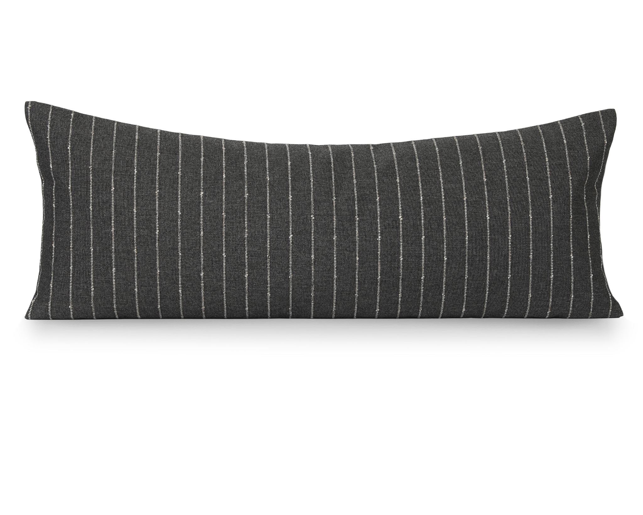 Ivy Charcoal. 14x36 Large Lumbar