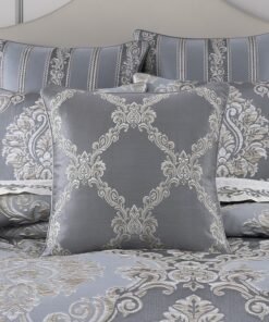 Krista 20 Square Embellished Decorative Throw Pillow