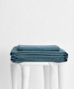 Lagoon 100% French Flax Linen Sheet Set