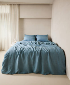 Lagoon 100% French Flax Linen Bedding Bundle