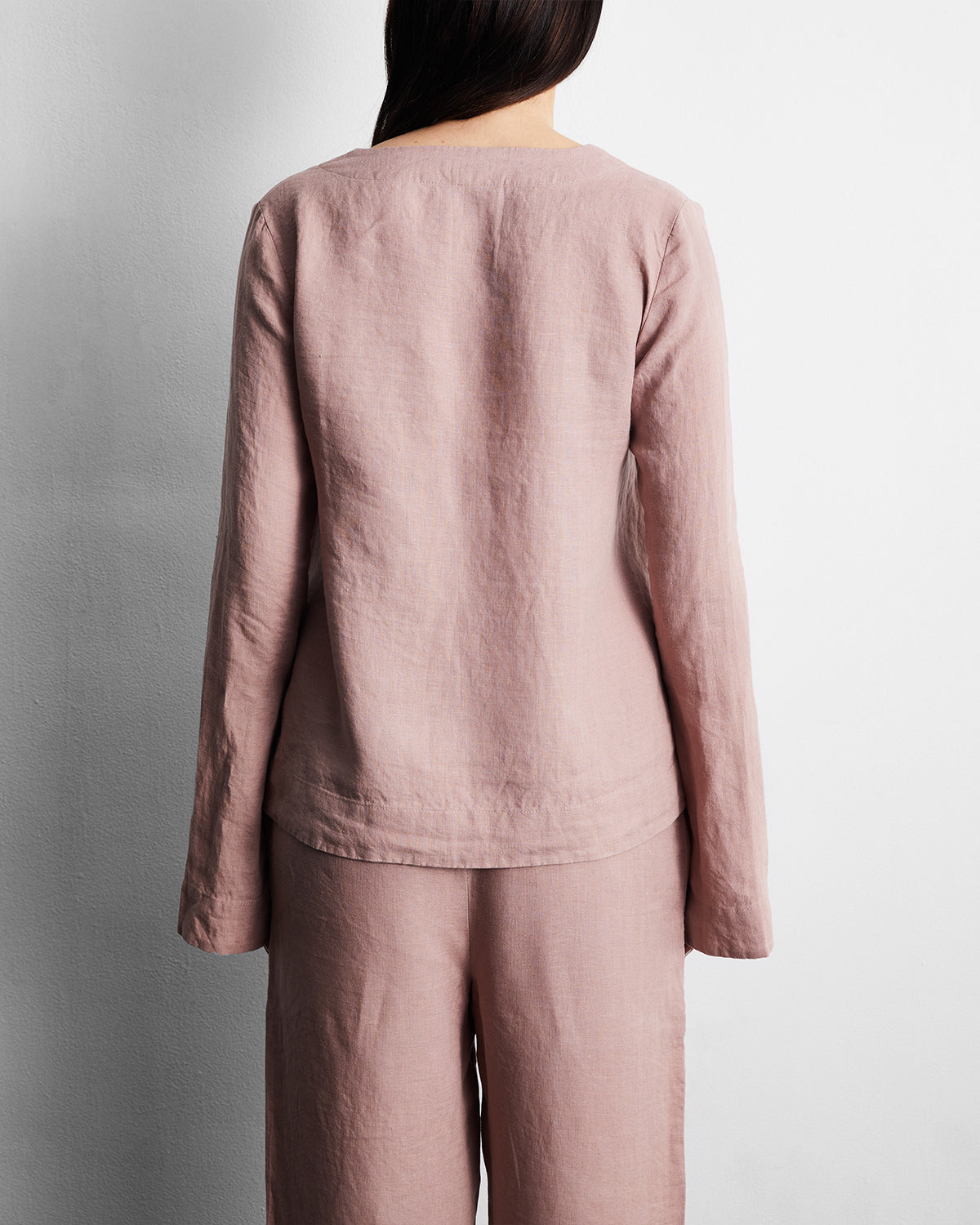 Lavender 100% French Flax Linen Top - Image 3