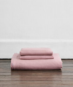 Lavender 100% French Flax Linen Duvet Cover Set