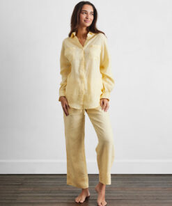 Limoncello 100% French Flax Linen Pants