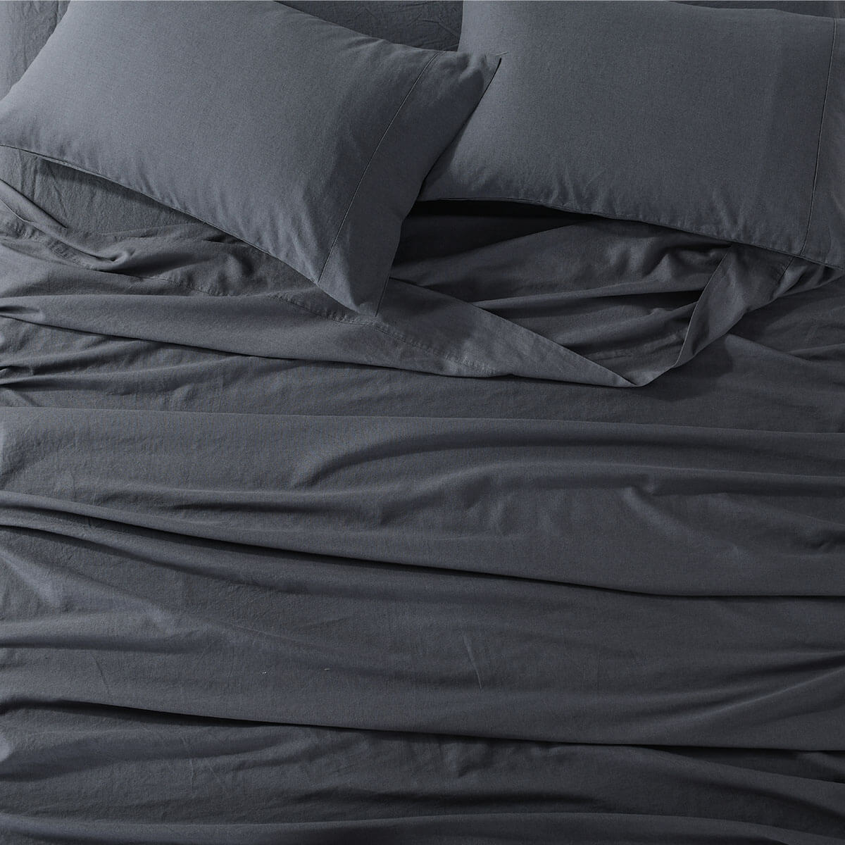 Pre-Washed Belgian Flax Linen Cotton Sheet Set - Image 12