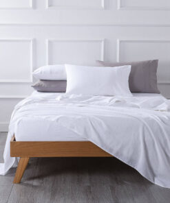 Pre-Washed Belgian Flax Linen Cotton Sheet Set