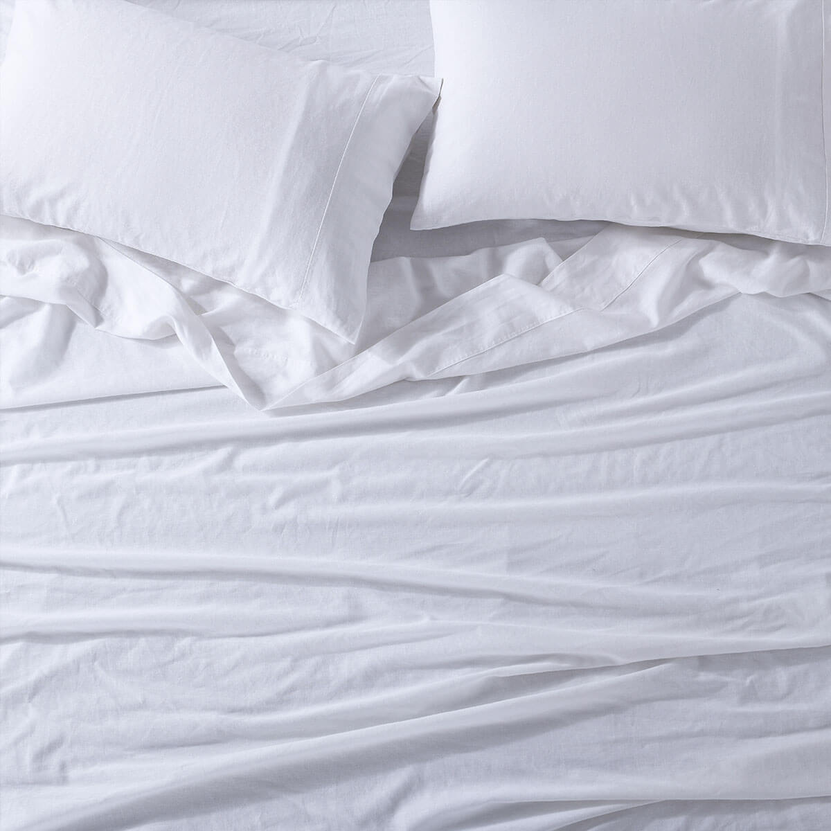 Pre-Washed Belgian Flax Linen Cotton Sheet Set - Image 3