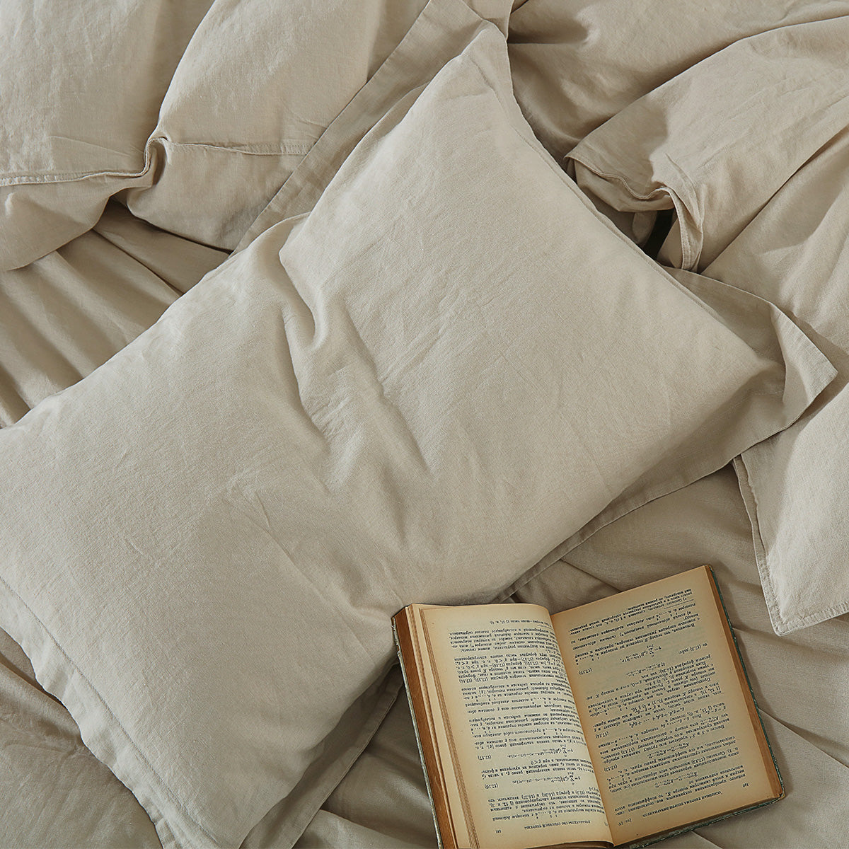 Pre-washed Belgian Flax Linen Cotton Duvet Cover Set - Image 6