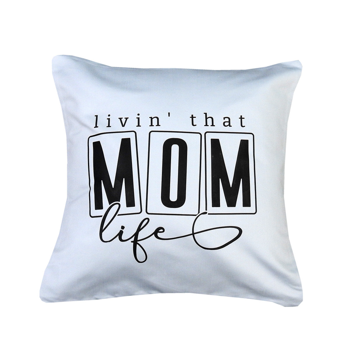 Mom Throw Pillow Cover 18 X 18 Inches 1000 Thread Count Cotton - Image 6