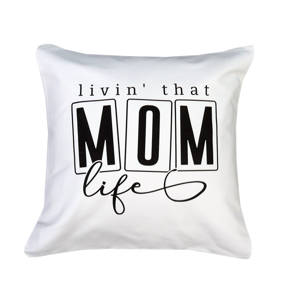 Mom Throw Pillow Cover 18 X 18 Inches 1000 Thread Count Cotton - Image 12