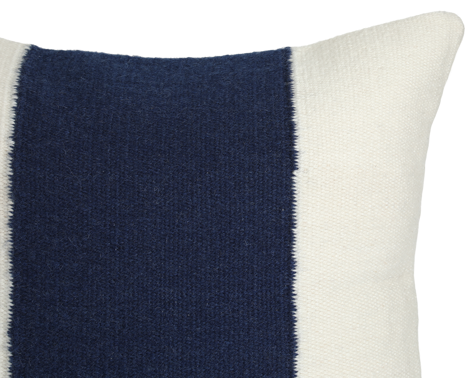 Loyola in Midnight Blue. Wool Pillow Cover - Image 2