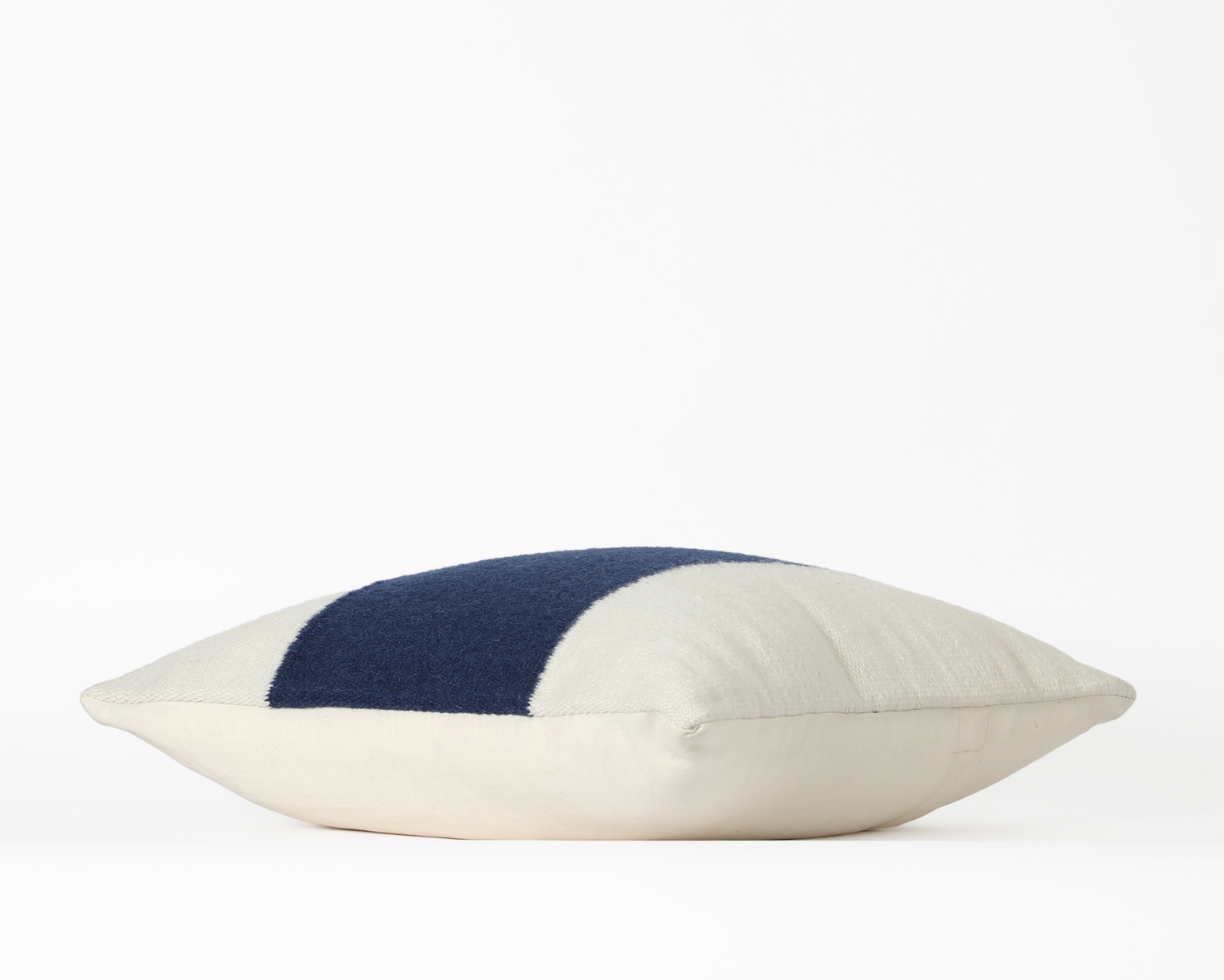 Loyola in Midnight Blue. Wool Pillow Cover - Image 3