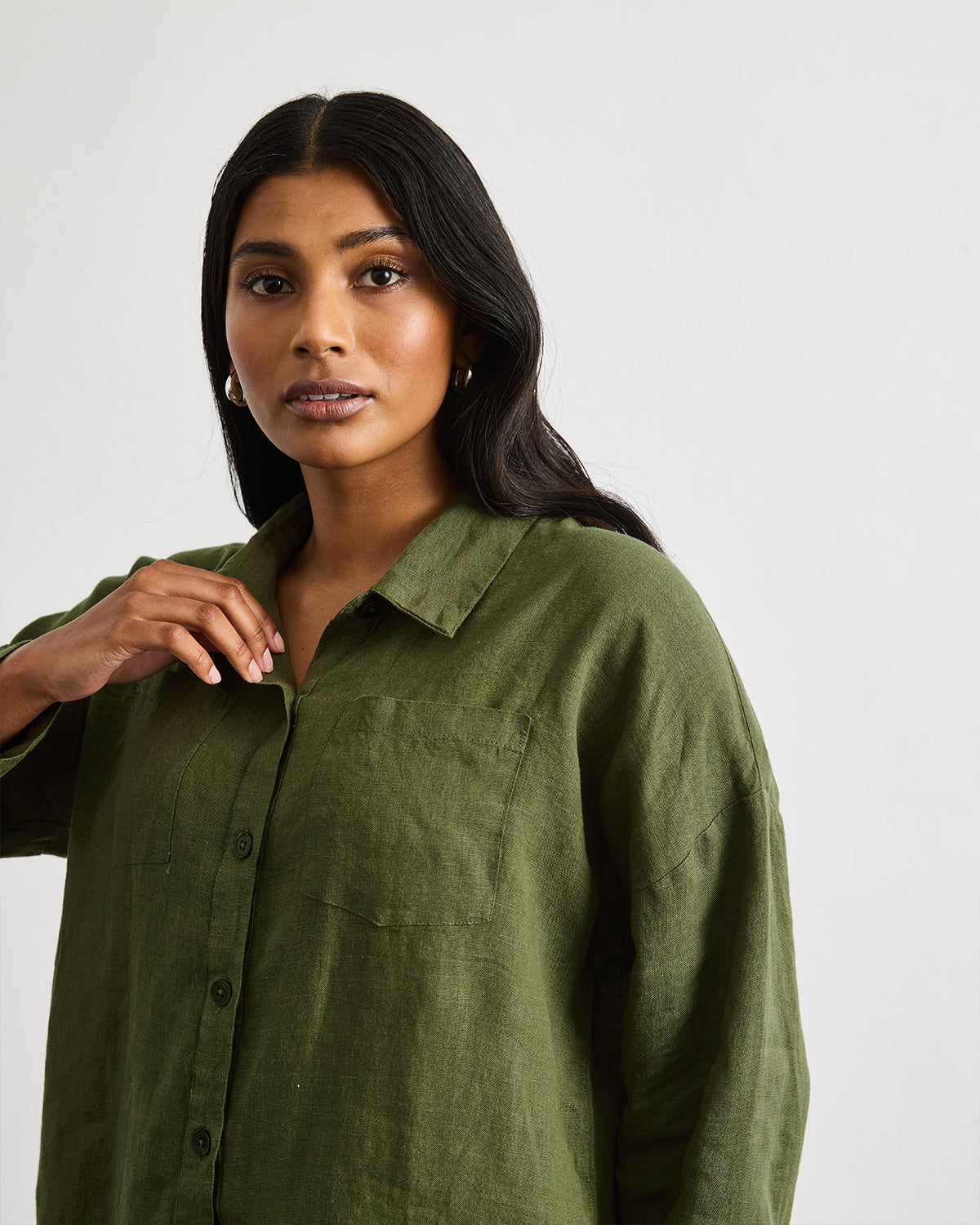 Long Lounge Set in Olive - Image 3