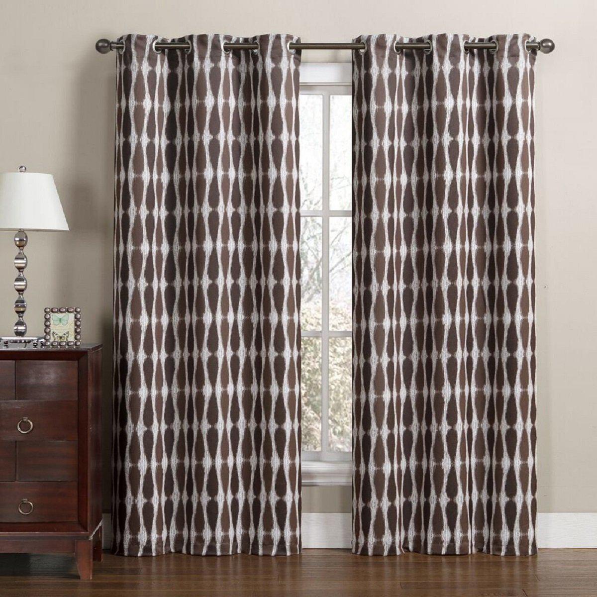 Printed Mansoon Triple Weave Blackout Curtain Panels 76Wx84L(Set Of 2) - Image 5