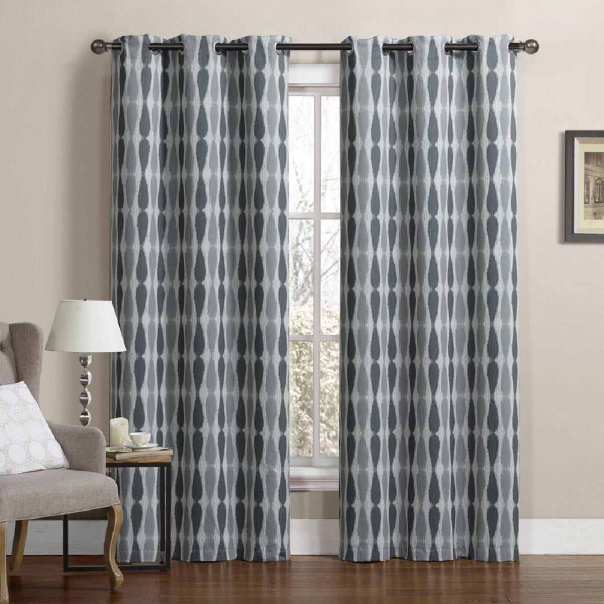 Printed Mansoon Triple Weave Blackout Curtain Panels 76Wx84L(Set Of 2) - Image 10